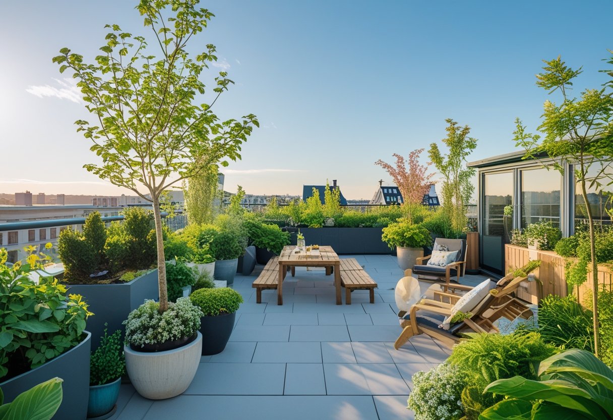 Saadan skaber du en groen oase paa din tagterrasse i Sjaelland